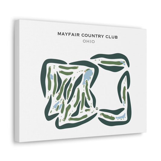 Mayfair Country Club, Ohio - Printed Golf Courses