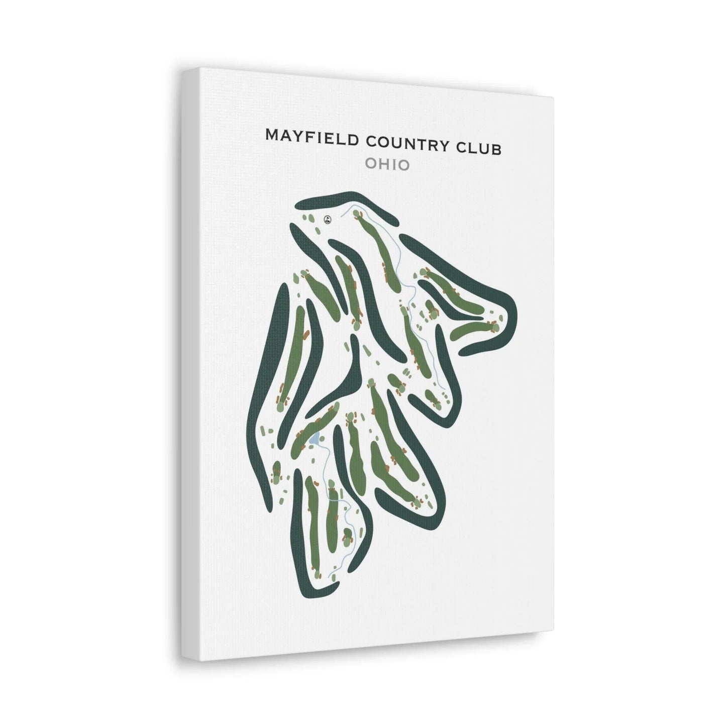 Mayfield Country Club, Ohio - Printed Golf Course