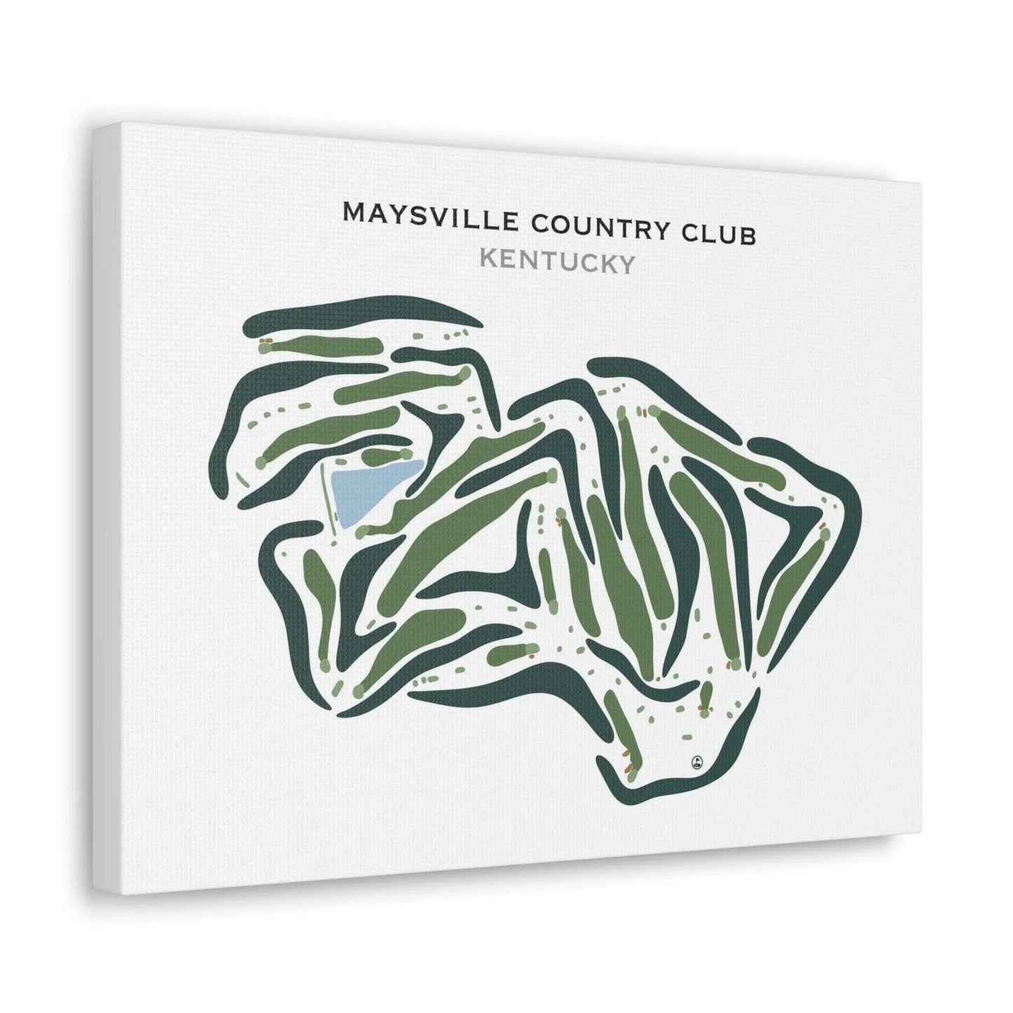 Maysville Country Club, Kentucky - Printed Golf Course