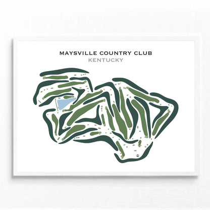 Maysville Country Club, Kentucky - Printed Golf Course