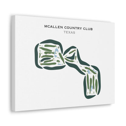 McAllen Country Club, Texas - Printed Golf Courses
