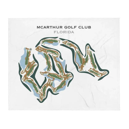 McArthur Golf Club, Florida - Printed Golf Courses