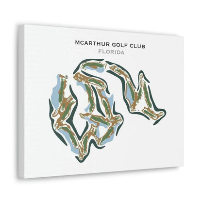 McArthur Golf Club, Florida - Printed Golf Courses