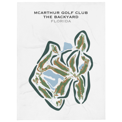 McArthur Golf Club - The Back Yard, Florida - Printed Golf Courses