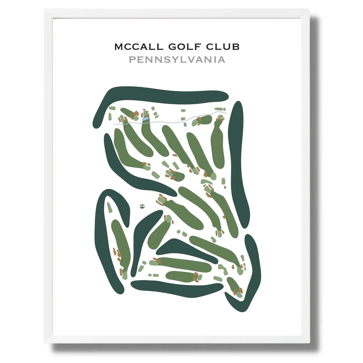 McCall Golf Club, Pennsylvania - Printed Golf Courses