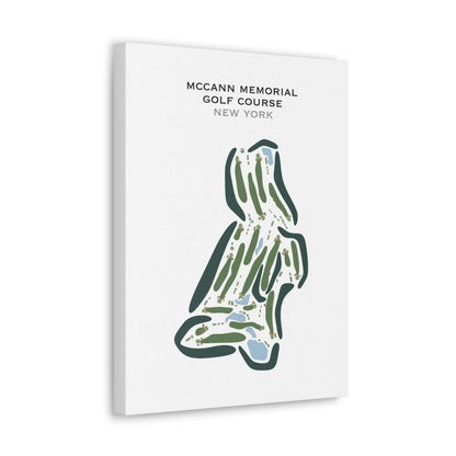 McCann Memorial Golf Course, New York - Printed Golf Courses