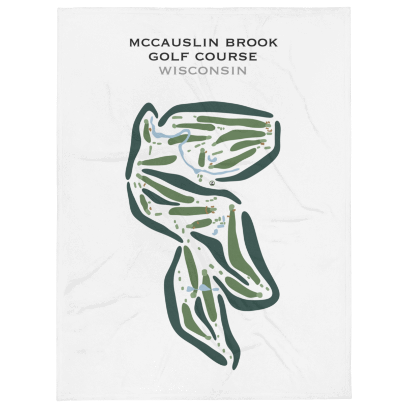 McCauslin Brook Golf Course, Wisconsin - Printed Golf Courses
