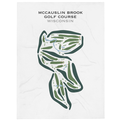 McCauslin Brook Golf Course, Wisconsin - Printed Golf Courses