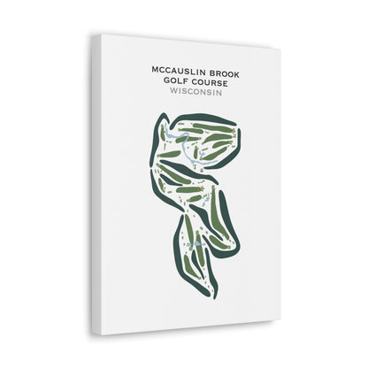 McCauslin Brook Golf Course, Wisconsin - Printed Golf Courses