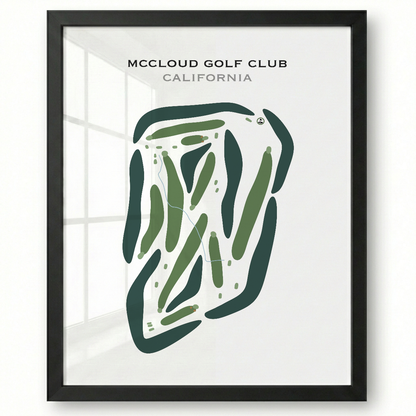 McCloud Golf Club, California - Printed Golf Courses
