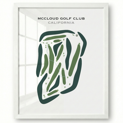 McCloud Golf Club, California - Printed Golf Courses
