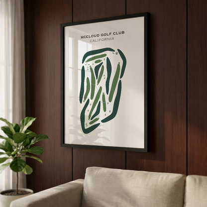 McCloud Golf Club, California - Printed Golf Courses