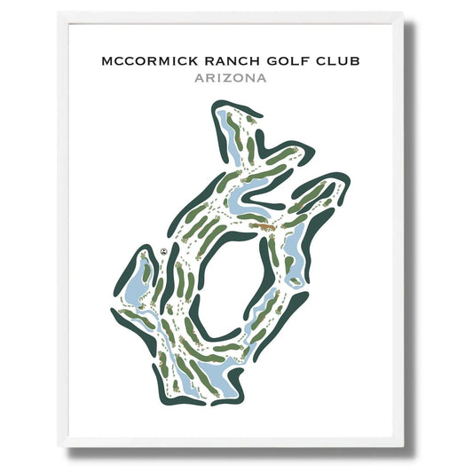 McCormick Ranch Golf Club, Arizona - Printed Golf Course