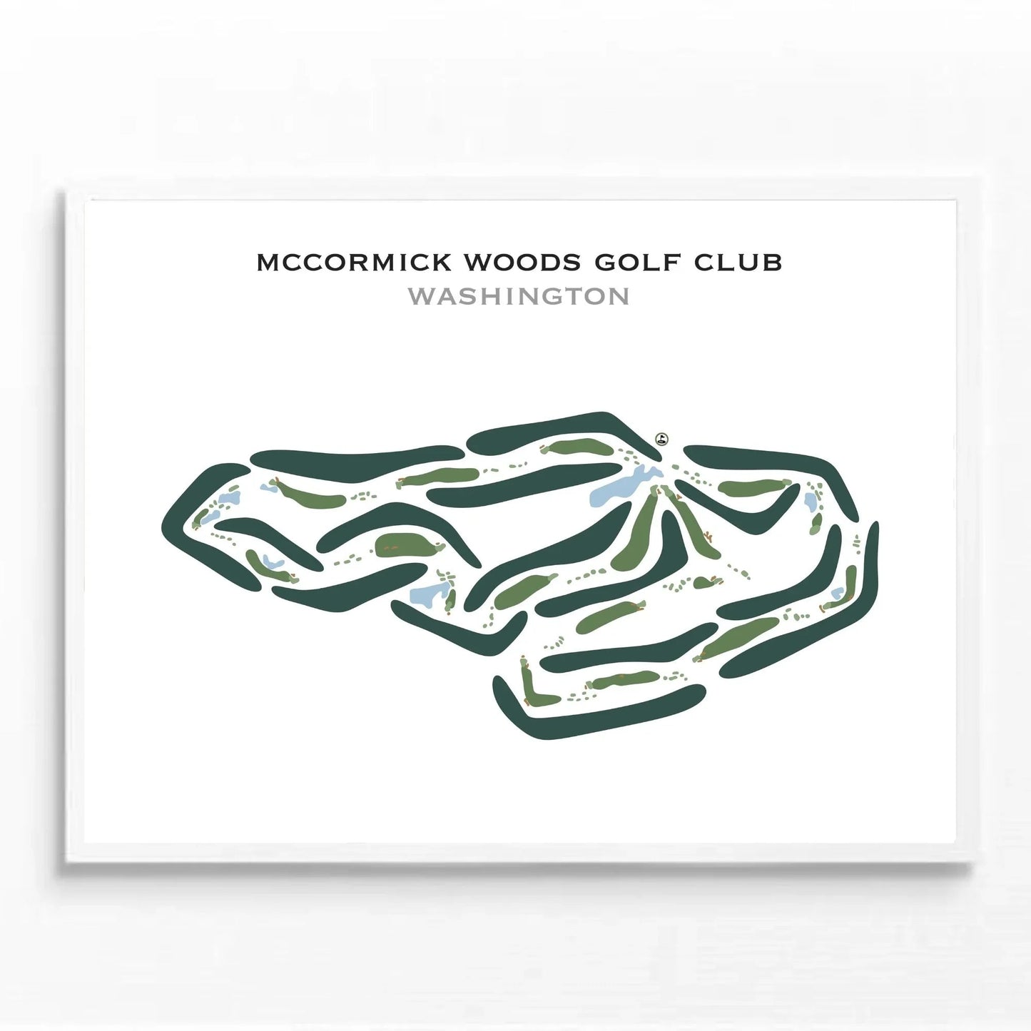 McCormick Woods Golf Club, Washington - Printed Golf Courses