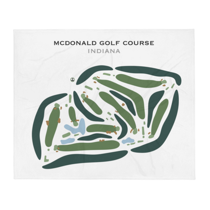 McDonald Golf Course, Indiana - Printed Golf Courses