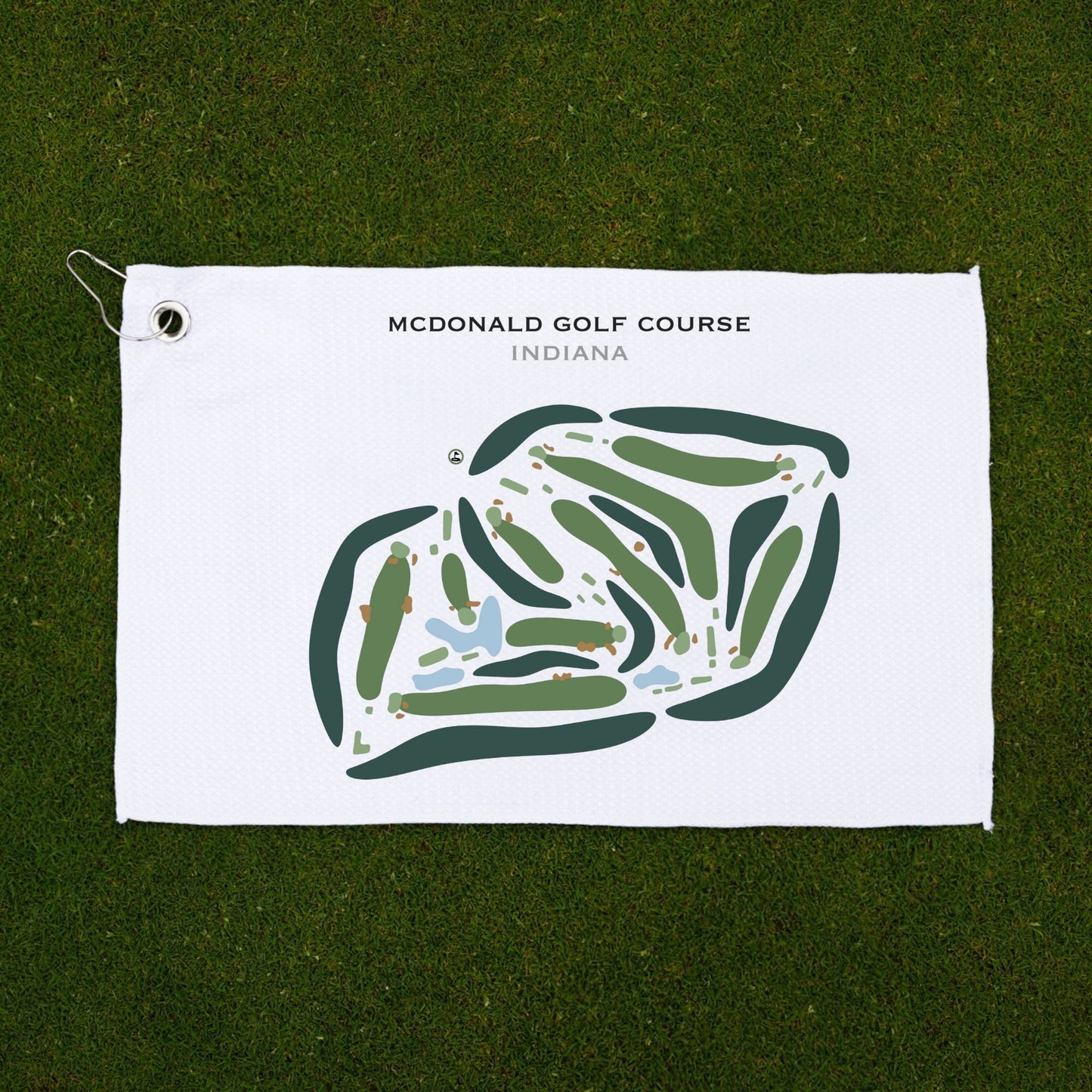 McDonald Golf Course, Indiana - Printed Golf Courses