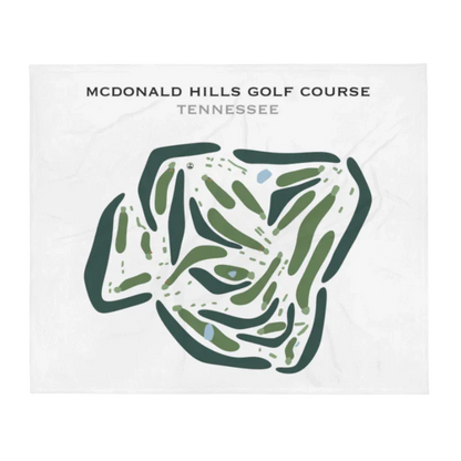 McDonald Hills Golf Course, Tennessee - Printed Golf Course