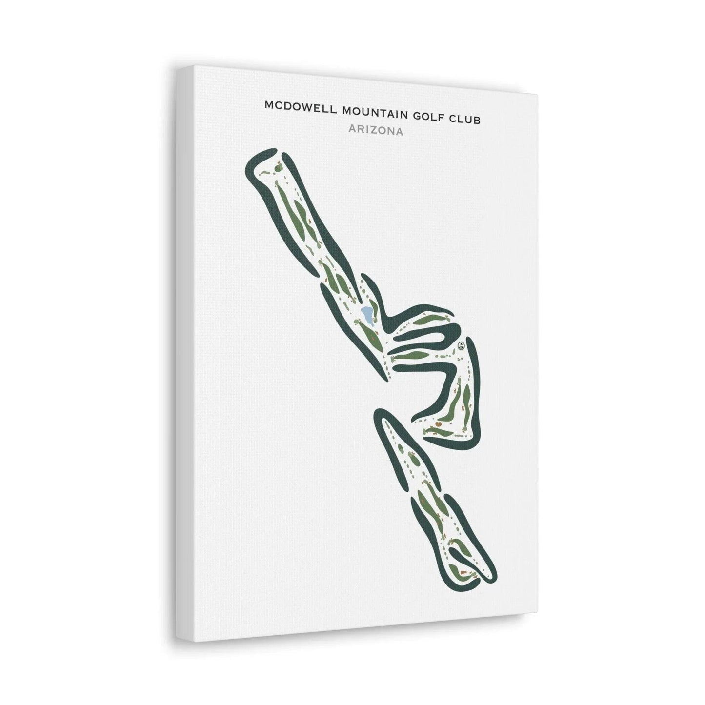 McDowell Mountain Golf Club, Arizona - Printed Golf Courses