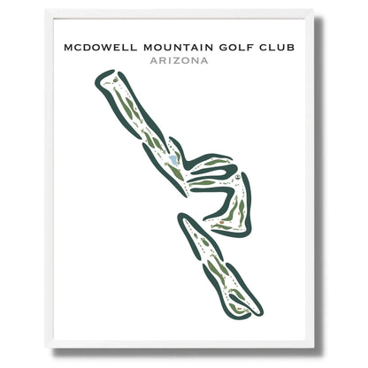 McDowell Mountain Golf Club, Arizona - Printed Golf Courses