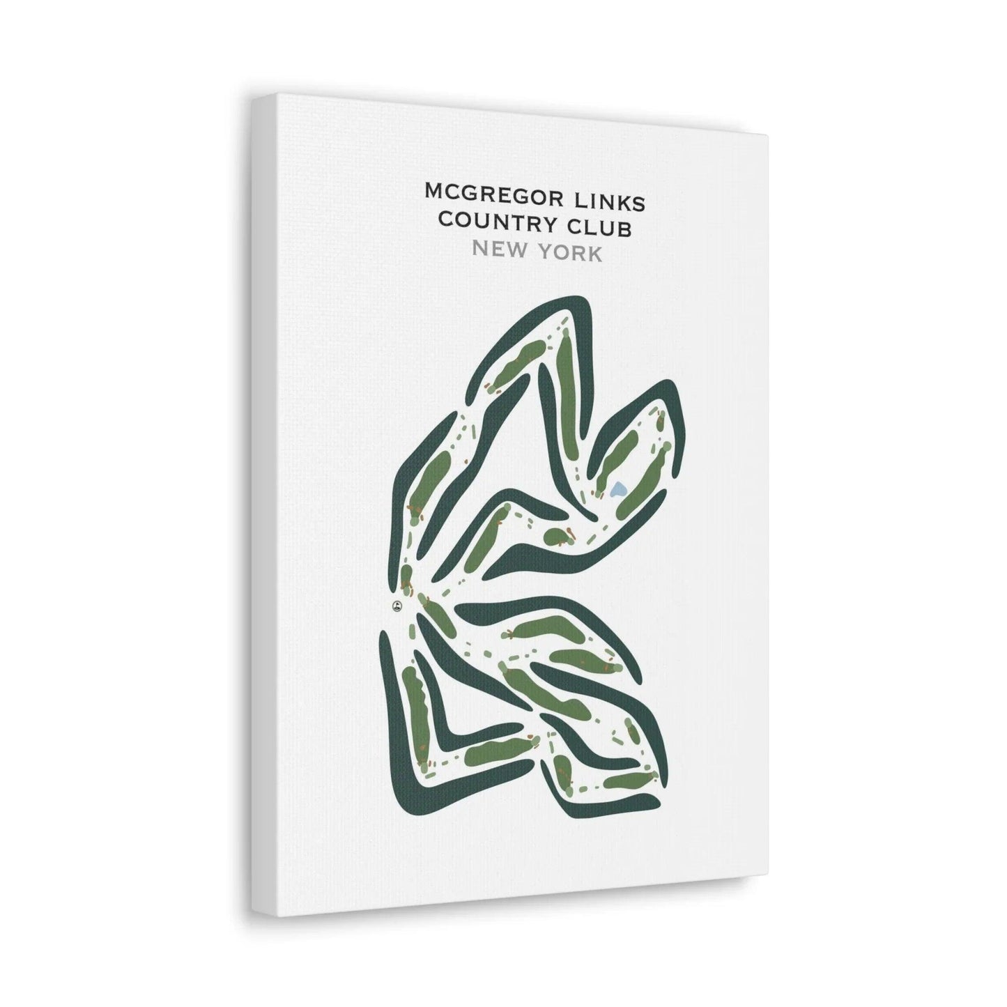 McGregor Links Country Club, New York - Printed Golf Course