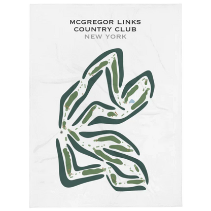 McGregor Links Country Club, New York - Printed Golf Course
