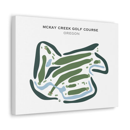 McKay Creek Golf Course, Oregon - Printed Golf Courses