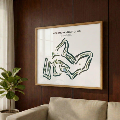 McLemore Golf Club, Georgia - Printed Golf Courses
