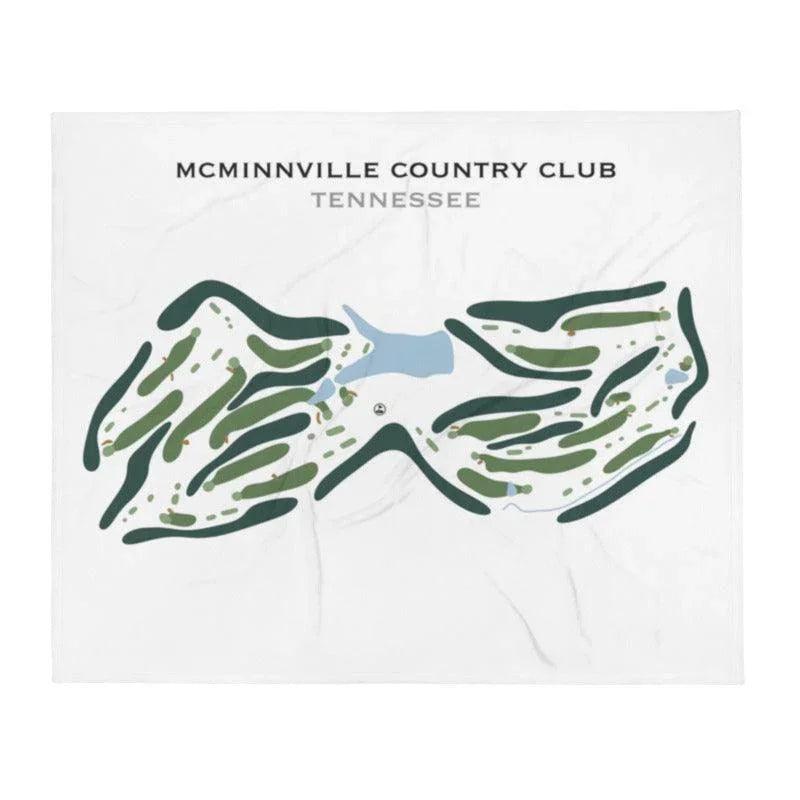 McMinnville Country Club, Tennessee - Printed Golf Course