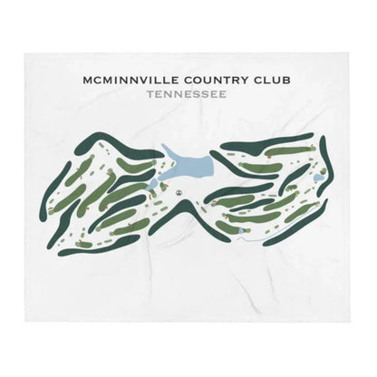 McMinnville Country Club, Tennessee - Printed Golf Course