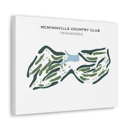 McMinnville Country Club, Tennessee - Printed Golf Course