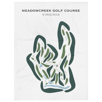 Meadowcreek Golf Course, Virginia - Printed Golf Courses