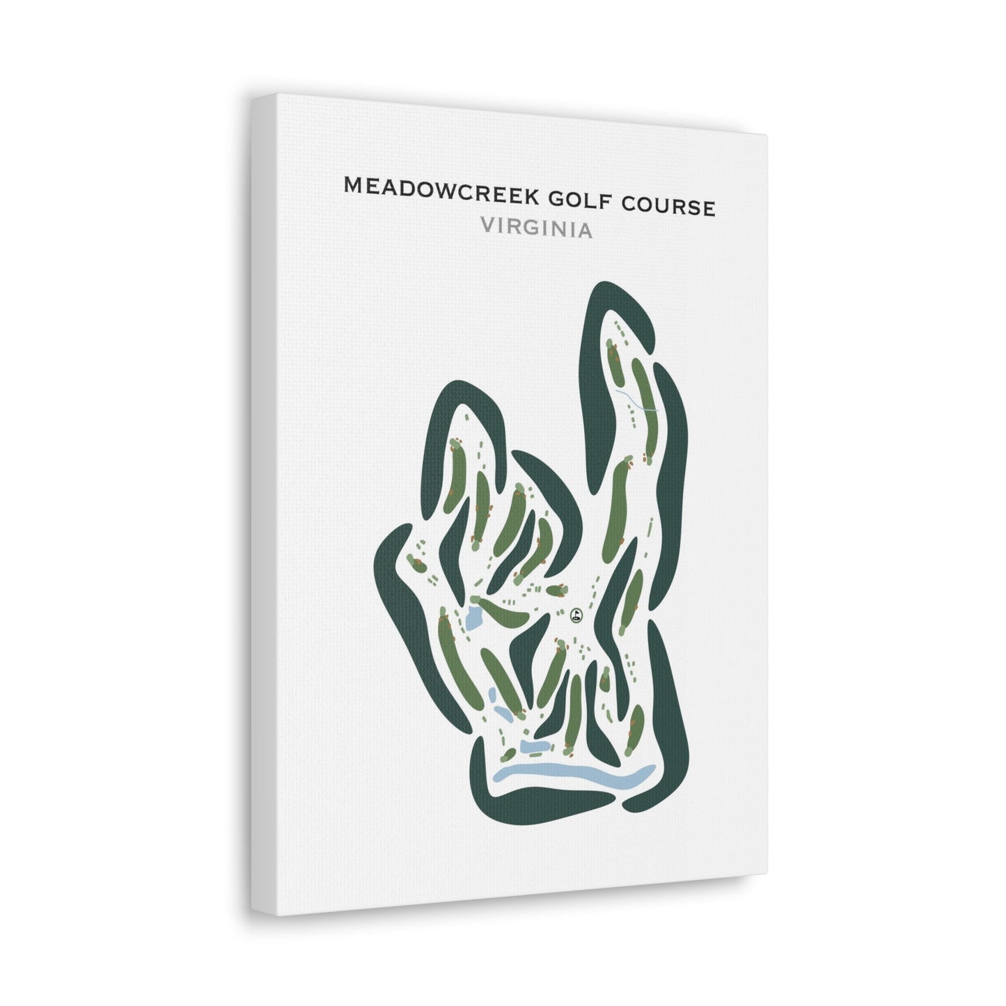 Meadowcreek Golf Course, Virginia - Printed Golf Courses