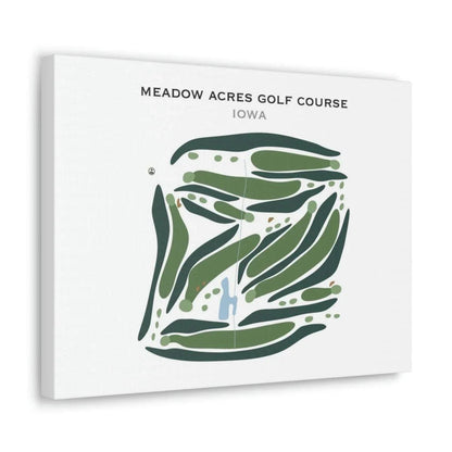 Meadow Acres Golf Course, Iowa - Printed Golf Courses