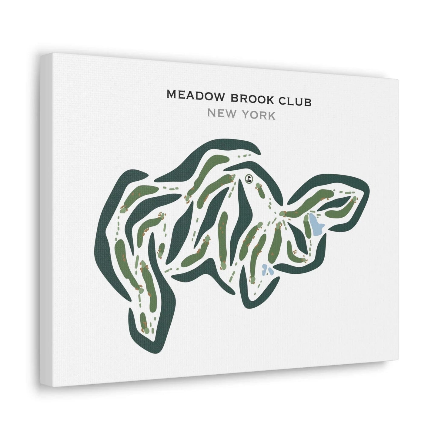 Meadow Brook Club, New York - Printed Golf Courses