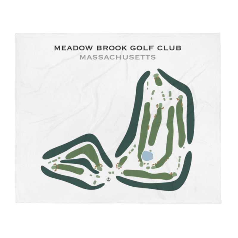 Meadow Brook Golf Club, Massachusetts - Printed Golf Courses