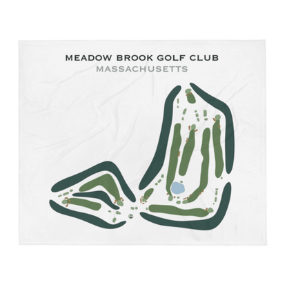 Meadow Brook Golf Club, Massachusetts - Printed Golf Courses