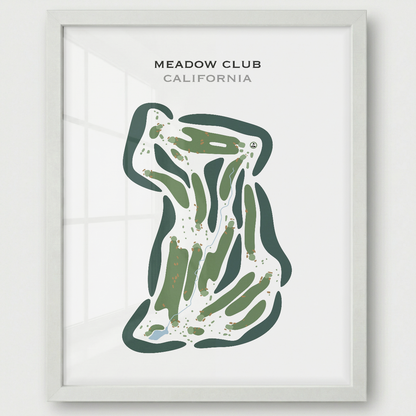 Meadow Club, California - Printed Golf Courses