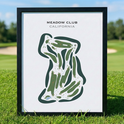 Meadow Club, California - Printed Golf Courses