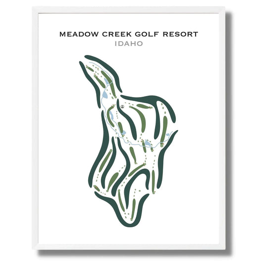 Meadow Creek Golf Resort, Idaho - Printed Golf Courses