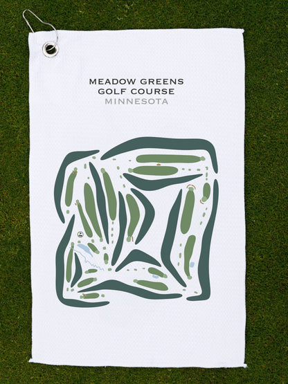 Meadow Greens Golf Course, Minnesota - Printed Golf Courses