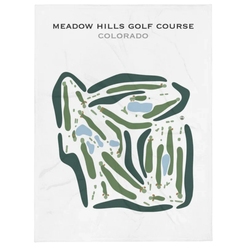 Meadow Hills Golf Course, Colorado - Printed Golf Courses