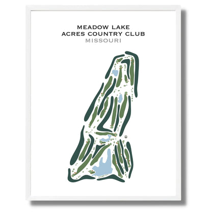 Meadow Lake Acres Country Club, Missouri - Printed Golf Course