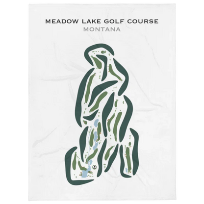 Meadow Lake Golf Course, Montana - Printed Golf Courses