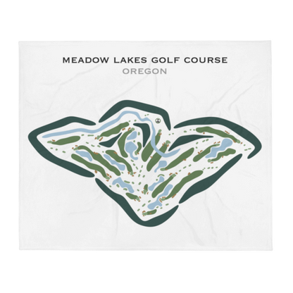 Meadow Lakes Golf Course, Oregon - Printed Golf Courses