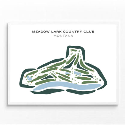 Meadow Lark Country Club, Montana - Printed Golf Courses