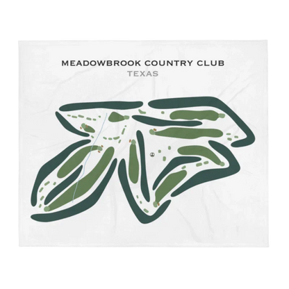 Meadowbrook Country Club, Texas - Printed Golf Courses