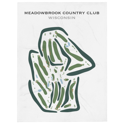 Meadowbrook Country Club, Wisconsin - Printed Golf Courses