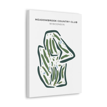Meadowbrook Country Club, Wisconsin - Printed Golf Courses