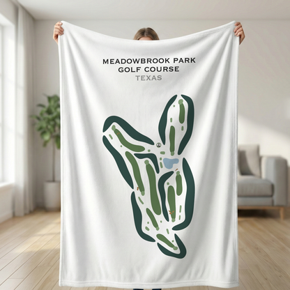 Meadowbrook Park Golf Course, Texas - Printed Golf Courses