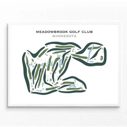 Meadowbrook Golf Club, Minnesota - Printed Golf Courses